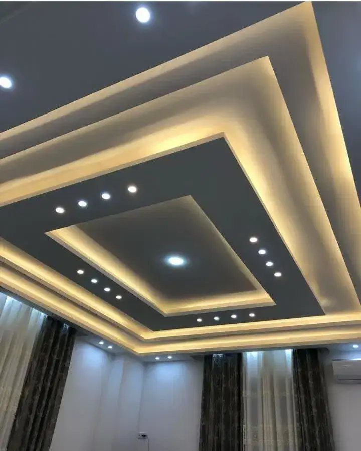 گچکاری طرح جدید بدون نیاز راویز وکناف همراه برق کش