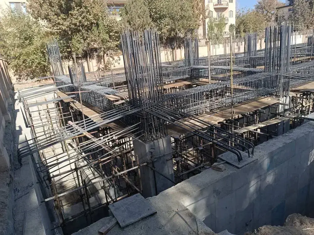 ارماتوربند و قالبند برای اجرای سقف وافل