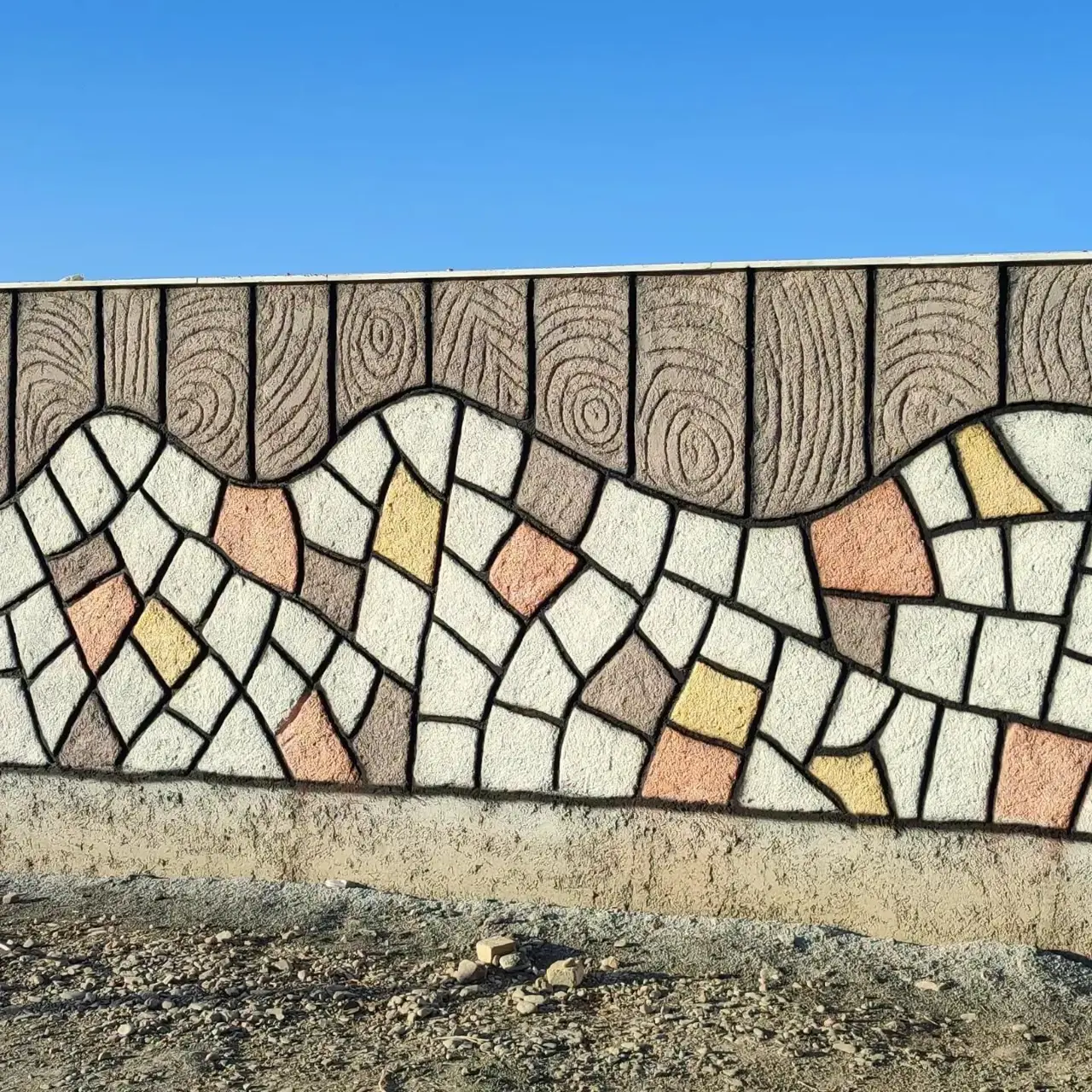 پیمانکاری ،محوطه سازی، سیمانکاری طرح سنگ وکف سازی