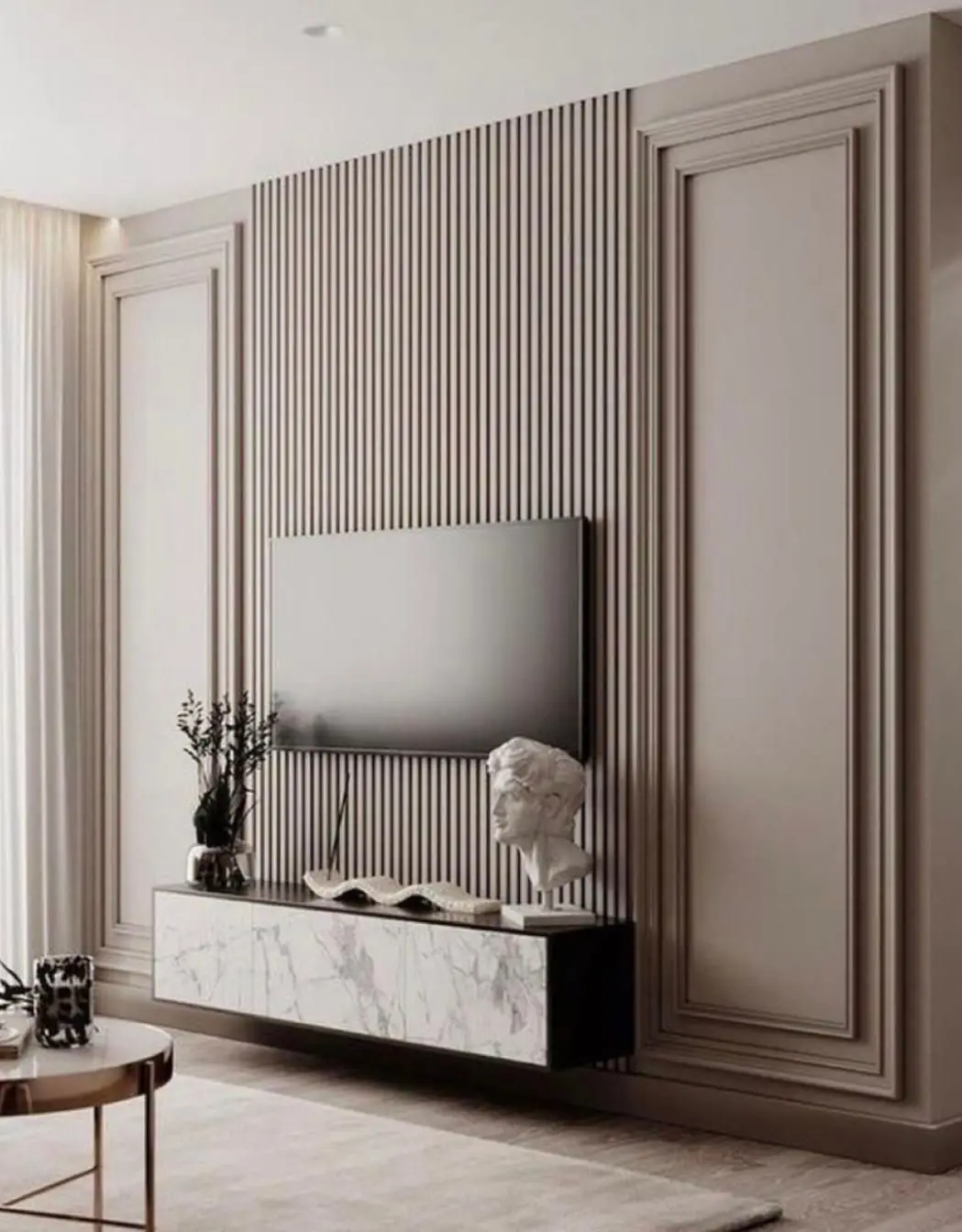 طراحی و قاب بندی دیوار شعبانی