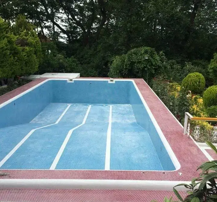 ساخت استخر آب بندی کاشیکار کاشیکاری طراحی تعمیرات