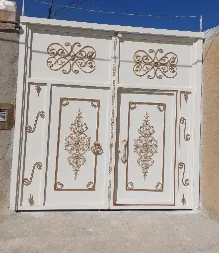 نقاشی ساختمان ساده و طرح کاغذ دیواری