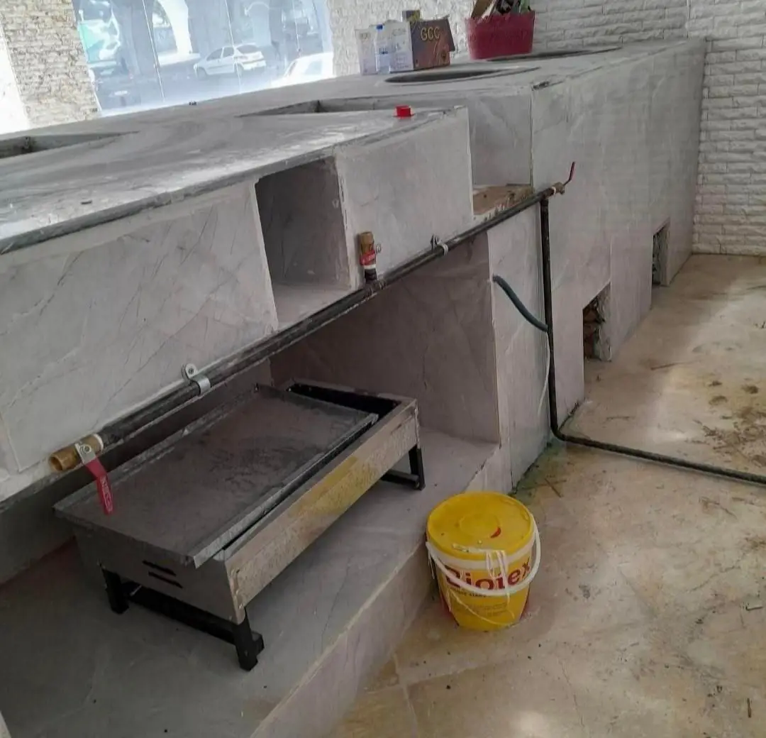 لوله کشی گاز آب فاضلاب پکیج تخریب