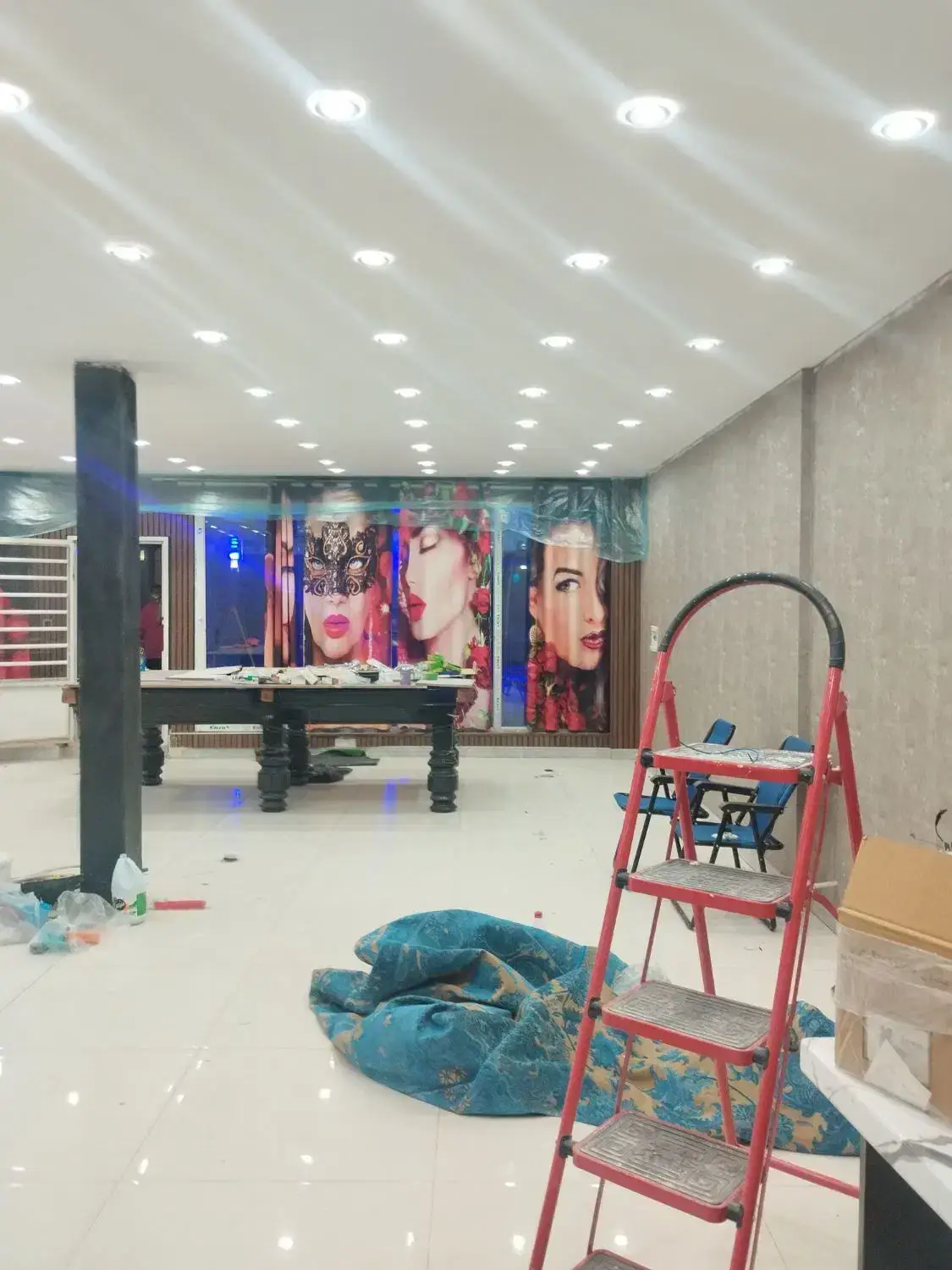 نقاشی ساختمان کل کرج چهارباغ کمال شهر خرمدشت