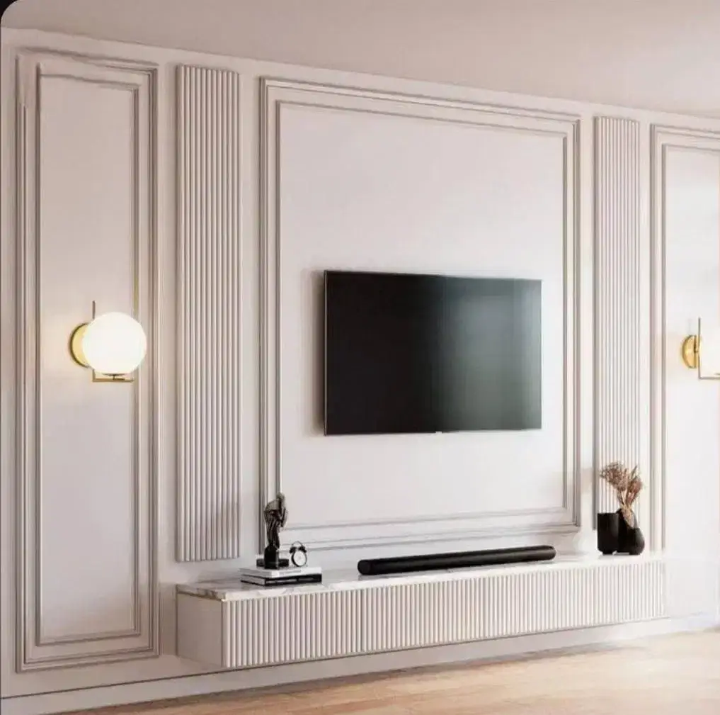 قاب بندی قاب دیواری، پیش ساخته، خورده کاری گچکاری