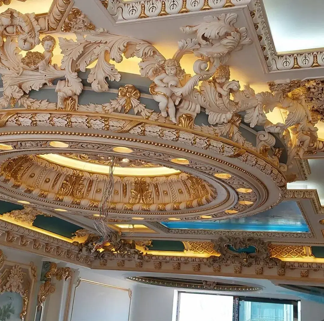 گچبری وگچکاری ونقاشی پتینه ورق طلا