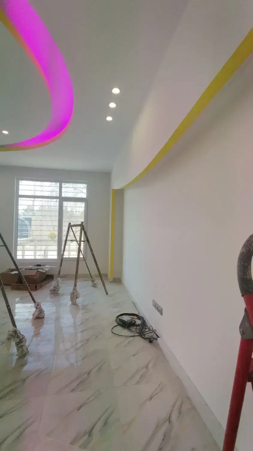 نقاشی ساختمان کل کرج چهارباغ کمال شهر خرمدشت